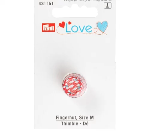 431151 Напёрсток Prym Love размер M, металл, цветной, Prym