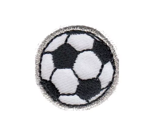 Термоаппликация Marbet "Футбольный мяч", d 2,8 см, арт. 565400.B