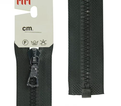 Молния Riri трактор разъёмная, 1 замок, 6мм, 50см, цвет 2818, хвойный