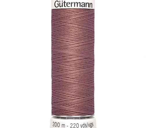 Нить Sew All для всех материалов, 200м, 100% п/э, цвет 844 пудрово-розовая глина, Gutermann 748277