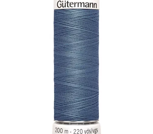 Нить Sew All для всех материалов, 200м, 100% п/э, цвет 076 серо-зеленый джинсовый, Gutermann 748277