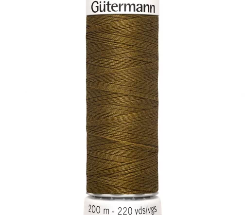 Нить Sew All для всех материалов, 200м, 100% п/э, цвет 288 медная горчица, Gutermann 748277