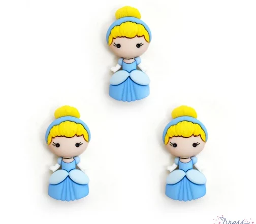 Декоративные пуговицы Dress It Up "Золушки", 18х38 мм, 3 шт., 11761
