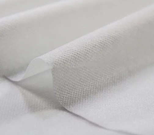 Флизелин клеевой низкотемпературный, для кожи и меха, 50 г/м2, цвет белый, 8540L-W