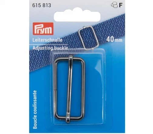 615813 Рамка-регулятор 40мм, цвет оружейный металл, Prym