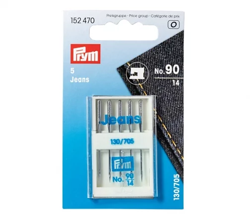 152470 Иглы для швейных машин для джинсовой ткани № 90 Prym