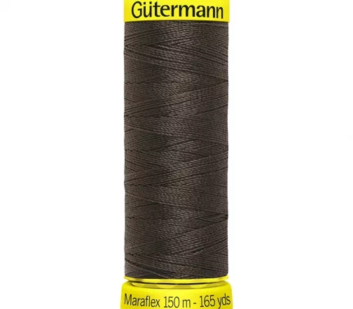 Нить Maraflex для трикотажа, 150м, 100% п/э, цвет 696 темный шоколад, Gutermann 777000