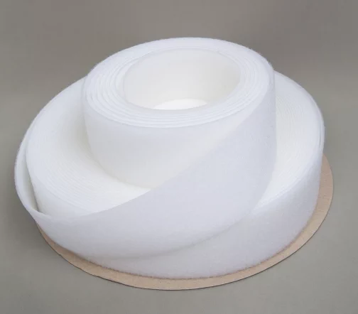 Лента контактная "петля", шир. 50 мм, цвет белый, 20406