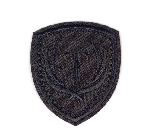 Термоаппликация Marbet "Эмблема "Т", 3,1 х 3,5 см, темно-коричневый, 565344.030