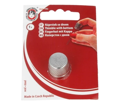 Наперсток №5 Koh-i-Noor, металл, d13,5 мм, цвет никель, 154993