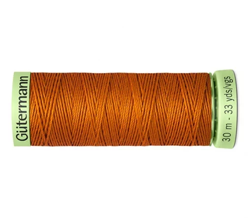 Нить Top Stitch для отстрочки, 30м, 100% п/э, цвет 932 рыжий, Gutermann 744506