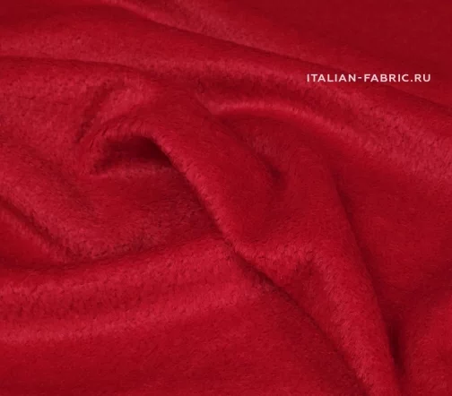 Букле пальтовое с ангорой, цвет красный, 65000-19