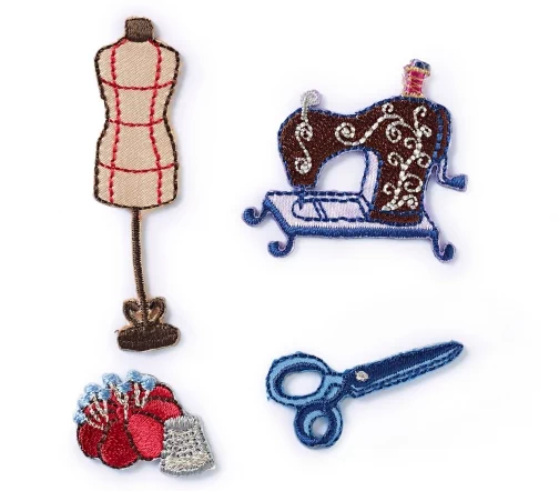 926470 Набор термоаппликаций "Ателье", 4 шт., Prym