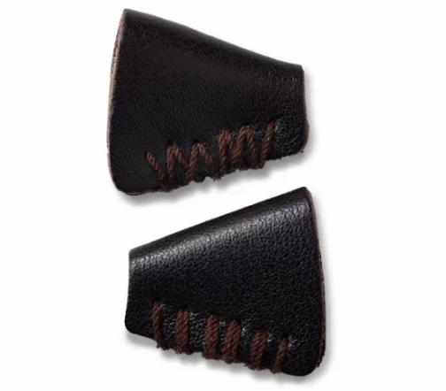 416696 Наконечники для шнура, кожа, 25 мм, коричневый, 2 шт., Prym