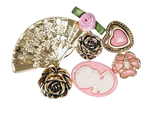 Пуговицы, Favorite Findings "Шаг назад во времени" до 19 мм, 6 шт