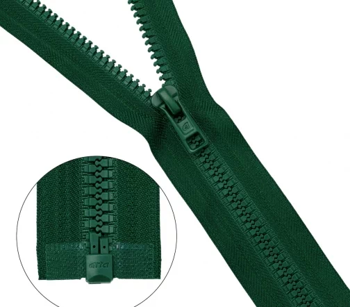 Молния ARTA "трактор" разъем. (1 зам.,Т6) -60см (2076) (A153 темно-зеленый), 193-60-A153