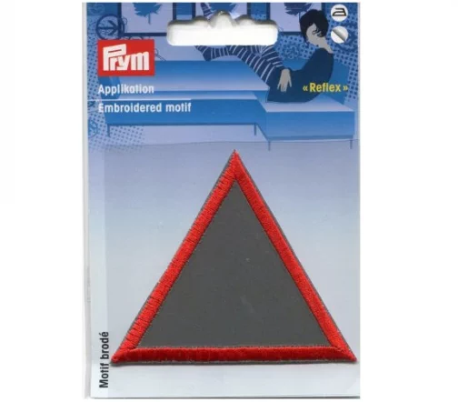 925509 Термоаппликация светоотражающая "Треугольник", 7х6 см, Prym