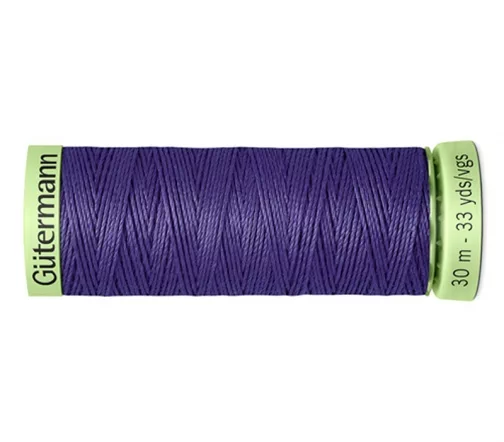 Нить Top Stitch для отстрочки, 30м, 100% п/э, цвет 086 фиолетовый джинс, Gutermann 744506