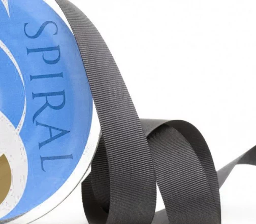 Лента репсовая Safisa 50 мм, цвет 68 темно-серый