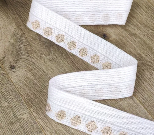 Резинка PEGA окантовочная, 20 мм, цвет белый