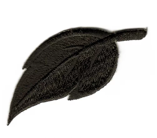 Термоаппликация Marbet "Лист крупный", 6,4 х 2,6 см, т.коричневый, 565111.I