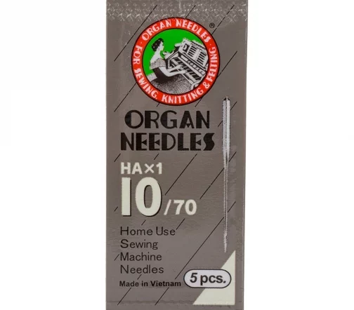 Иглы универсальные № 70 (5шт), мягк.уп., ORGAN, 633504