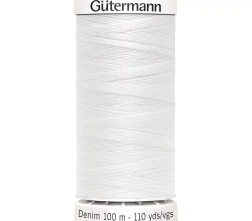 Нить Denim для джинсовой ткани, 100м, 100% п/э, цвет 1016, Gutermann 700160