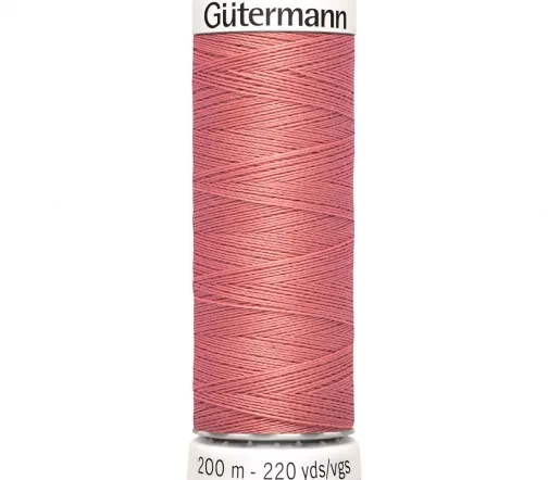 Нить Sew All для всех материалов, 200м, 100% п/э, цвет 080 перламутрово-розовый, Gutermann 748277