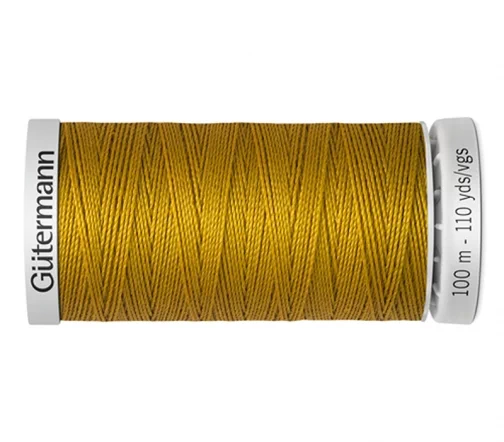 Нить Extra Strong суперкрепкая, 100м, 100% п/э, цвет 412 охра, Gutermann 724033