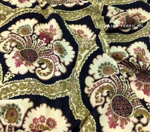 Бифлекс "Орнамент", фон черный, 1122016