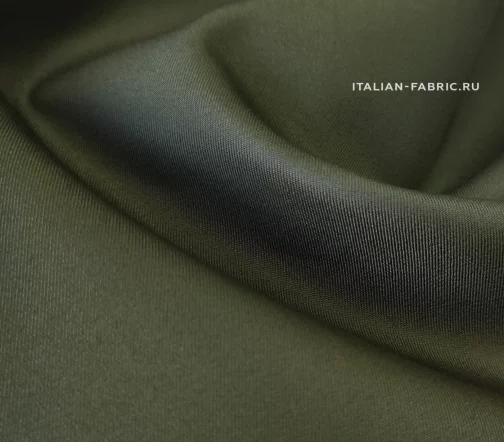 Хлопок плащевый однотонный хаки, TCP11-7