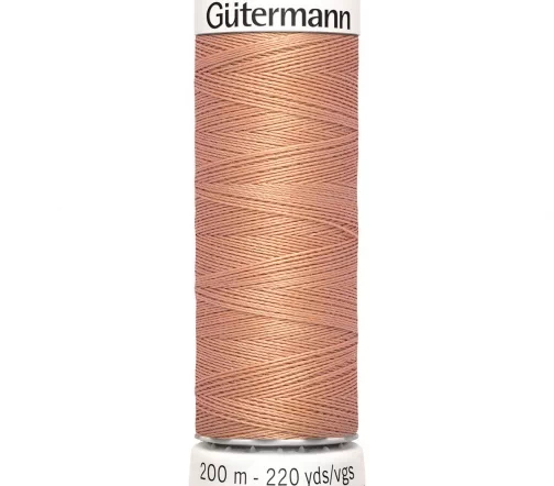 Нить Sew All для всех материалов, 200м, 100% п/э, цвет 938 бежево-желтый, Gutermann 748277