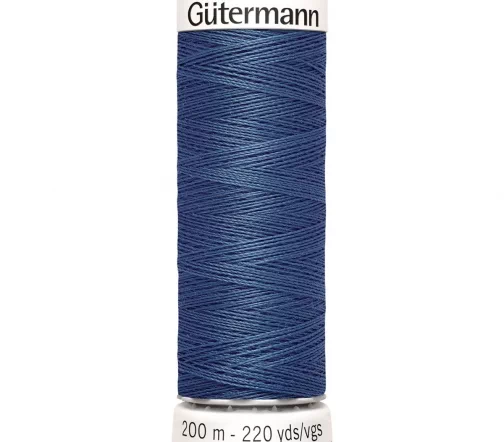 Нить Sew All для всех материалов, 200м, 100% п/э, цвет 435 зелено-синий, Gutermann 748277