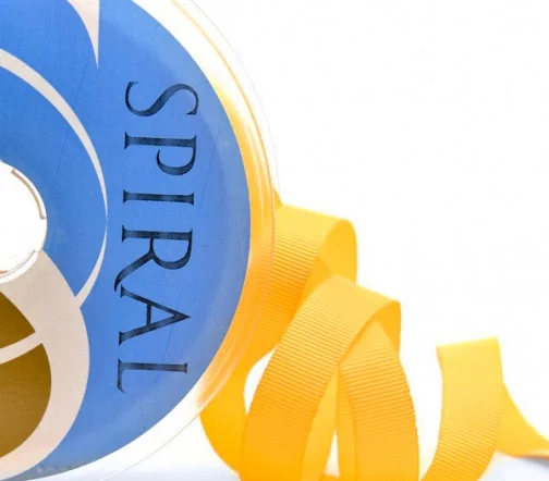 Лента репсовая Safisa 25 мм, цвет 22 спелый манго