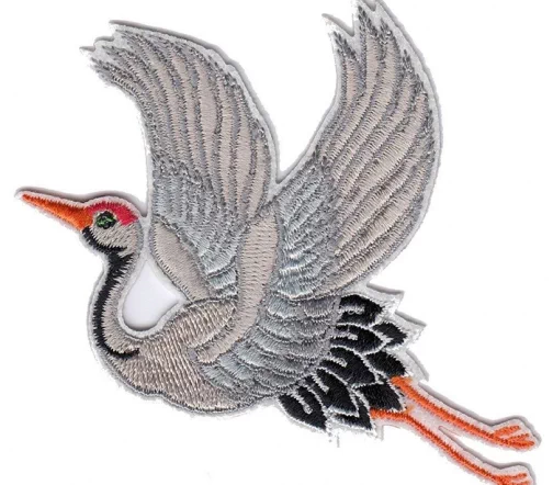 Термоаппликация Marbet "Журавль", 10 х 7,5 см, 569981.A