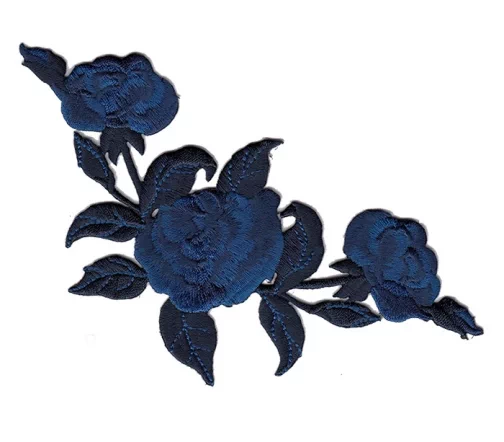 Термоаппликация Marbet "Роза большая синяя", 16 х 8 см, 569991.B