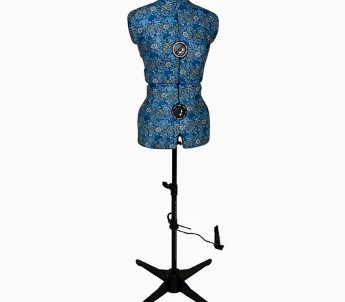 HGCSM.01/930 Манекен портновский раздвижной, размер S, цвет синий, Hemline Hobby