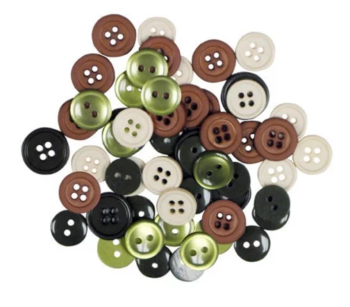 Пуговицы, Favorite Findings "Натура" 12-15 мм, 130 шт