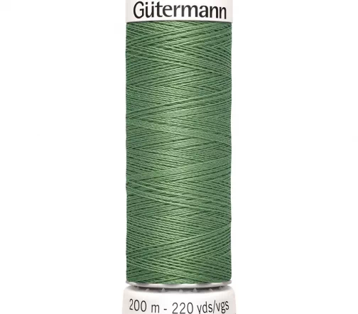 Нить Sew All для всех материалов, 200м, 100% п/э, цвет 821 серый офицерский, Gutermann 748277