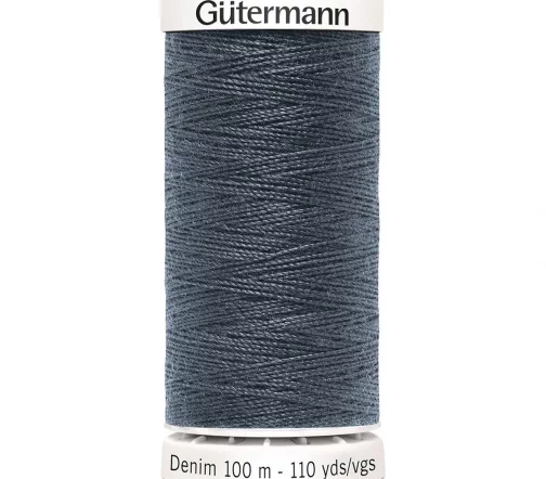 Нить Denim для джинсовой ткани, 100м, 100% п/э, цвет 9336, Gutermann 700160