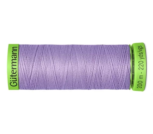 Нить Extra Fine 150 для особо деликатных тканей, 200м, 100% п/э, цв.158 св.сиренев, Gutermann 744581