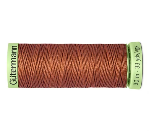 Нить Top Stitch для отстрочки, 30м, 100% п/э, цвет 847 медно-коричневый, Gutermann 744506