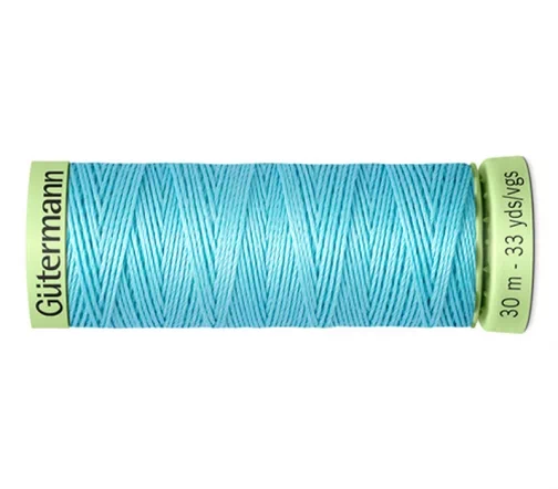 Нить Top Stitch для отстрочки, 30м, 100% п/э, цвет 028 бирюзово-голубой, Gutermann 744506