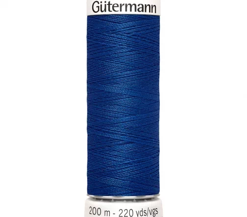 Нить Sew All для всех материалов, 200м, 100% п/э, цвет 214 т.лазурный, Gutermann 748277