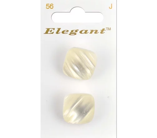 Пуговицы, Elegant, арт. 056 H, на ножке, 22 мм, пластик, 2 шт.