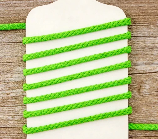 Шнур хлопковый PEGA, цвет салатовый, 5 мм