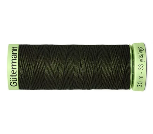 Нить Top Stitch для отстрочки, 30м, 100% п/э, цвет 304 черный лес, Gutermann 744506