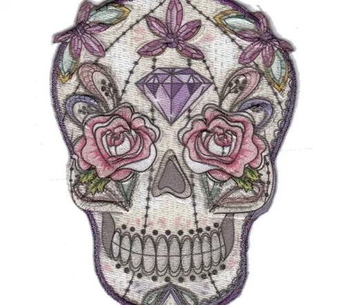 Термоаппликация Marbet "Череп", 8,2 х 10,8 см, 565027.B