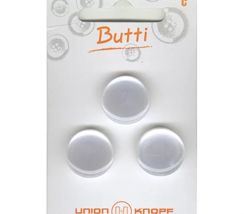 Пуговицы, Union Knopf, на ножке, пластик, цв. белый, 18 мм, 3 шт., 79067