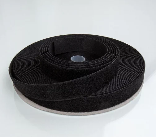 Лента контактная "петля", шир. 30 мм, цвет черный, 20202